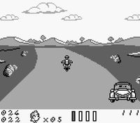 une photo d'Ã©cran de Tintin - Le Temple du Soleil sur Nintendo Game Boy